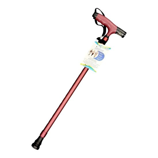 Picture of Burgundy Light Up Walking Stick