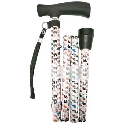 Picture of Folding Elephant Print Stick