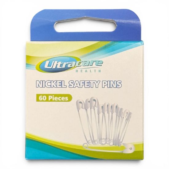 Picture of Ultracare - 60 Nickel Safety Pins