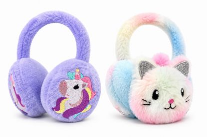 Picture of Cat & Unicorn Ear Muffs CLIP STRIP