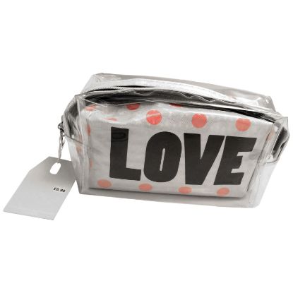 Picture of X2+ Twin Pack Clear/Love Bag 8x23x12cm