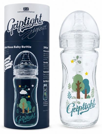 Picture of Griptight 240ml Glass Feeding Bottle