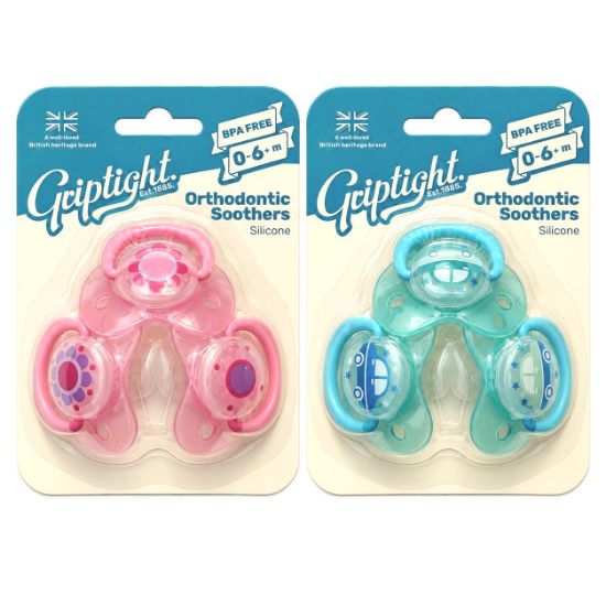 Picture of Griptight - 3 Orthodontic Soothers 0-6M