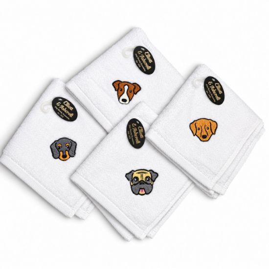 Picture of E&A - Dog (mixed design) Facecloths