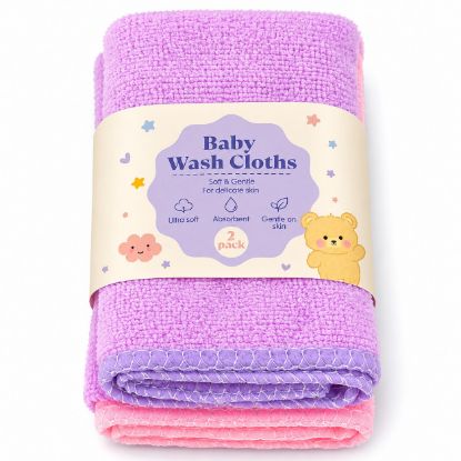 Picture of 2pk Baby Wash & Care Cloths