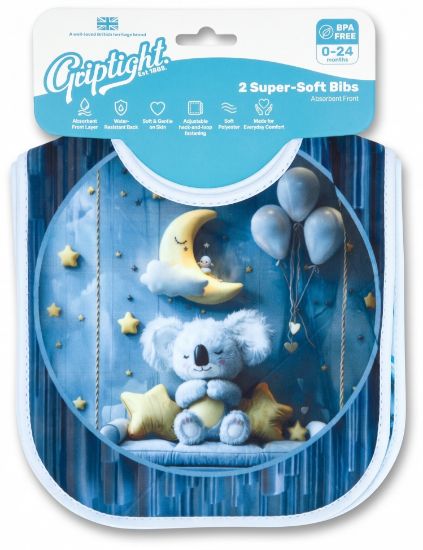 Picture of Griptight - 2 Super Soft Bibs