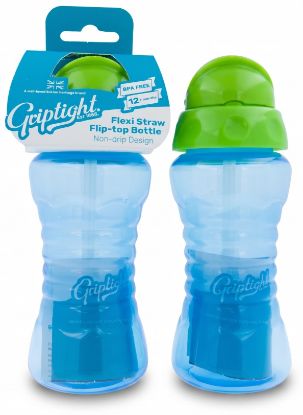 Picture of Griptight - Flexi Straw Flip Top Bottle