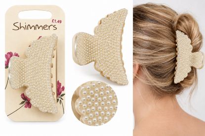 Picture of SHIMMERS - 9cm Pearl Hair Claw