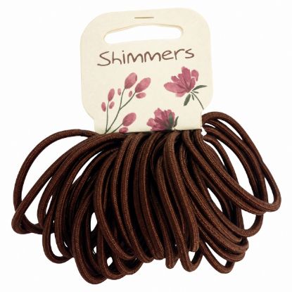 Picture of Shimmers Brown No Metal Elastics