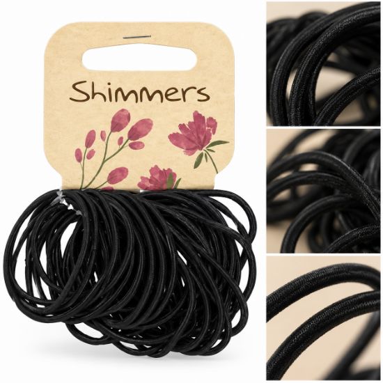 Picture of Shimmers - Thin Black No Metal Elastics