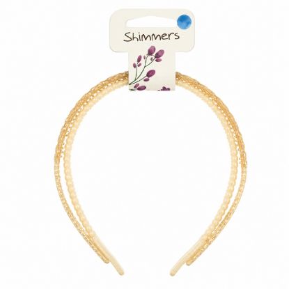 Picture of Shimmers - 2pk Alice Bands Pearl/Glitter