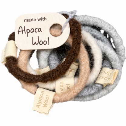 Picture of Alpaca fur hair bands