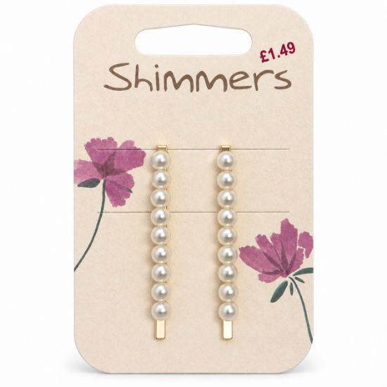 Picture of Shimmers - Pearl Hair Grips