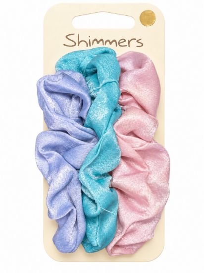 Picture of Shimmers - Pastel Triple Pack Scrunchies