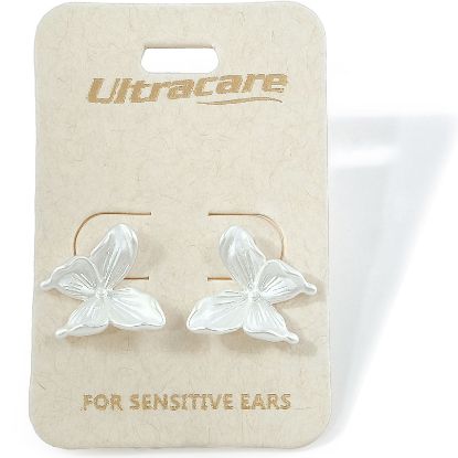 Picture of 003 Ultracare - Pearl Butterfly Stud
