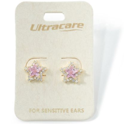 Picture of 056 Ultracare - Pink Crystal Star Stud