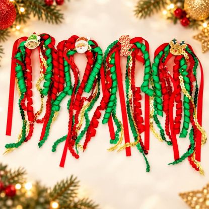 Picture of Xmas Ribbon Hair Clip