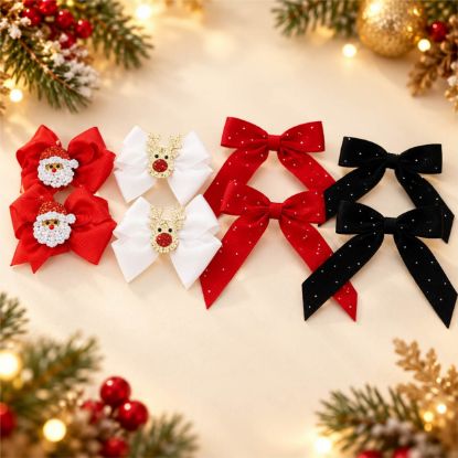 Picture of Xmas - 2pk Bow Clips