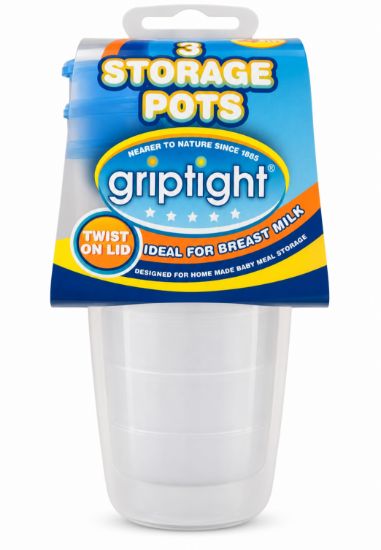 Picture of Griptight - 3 Storage Pots 200ml