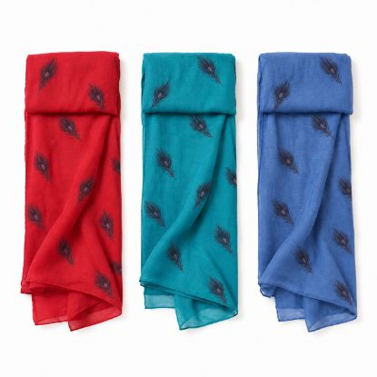 Picture of Elliiott & Ashcroft - Peacock scarf