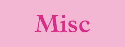 Picture for manufacturer Miscellaneous